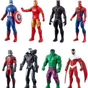 NEW Marvel 6" Super Hero Avengers Action Figures, 8 pk.